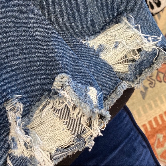 GAP 1969 High Rise Slim Straight Distressed Jeans - Women’s Size 30 - Picture 5 of 7